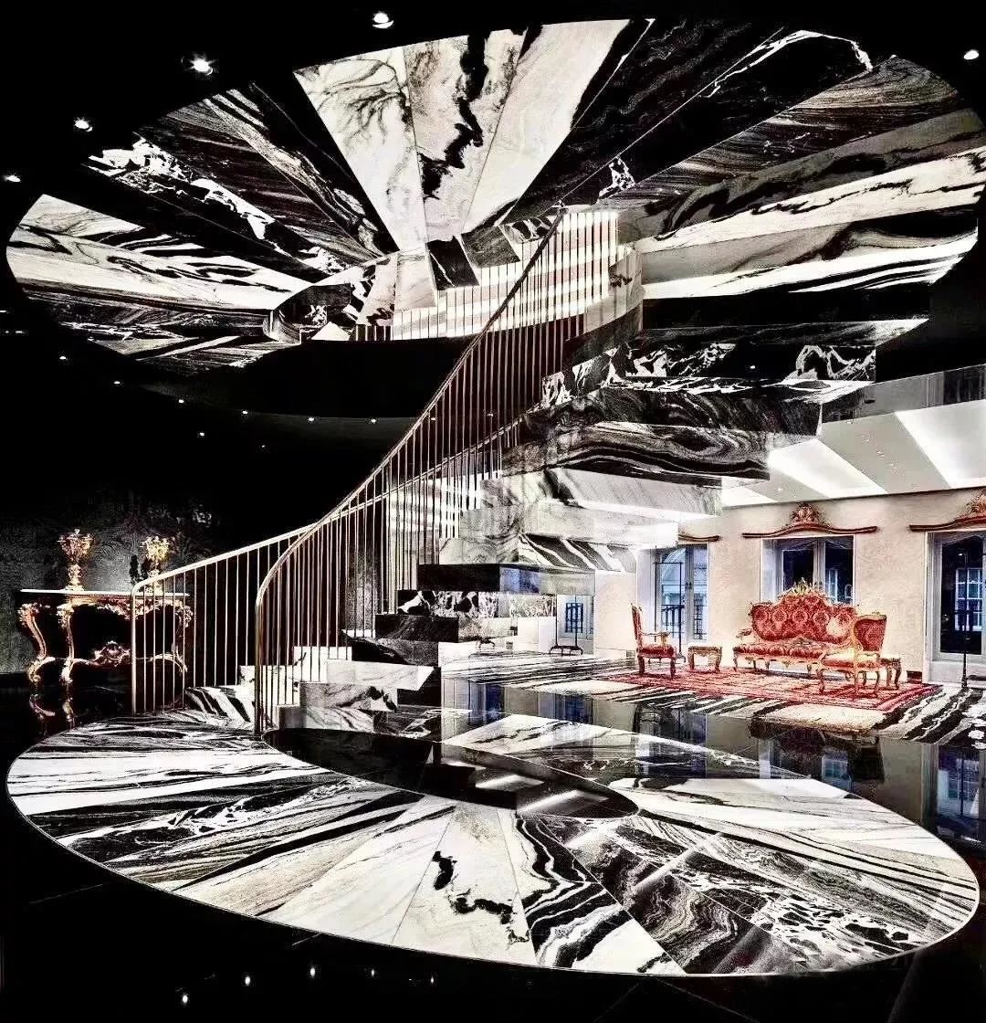 Panda White Marble design