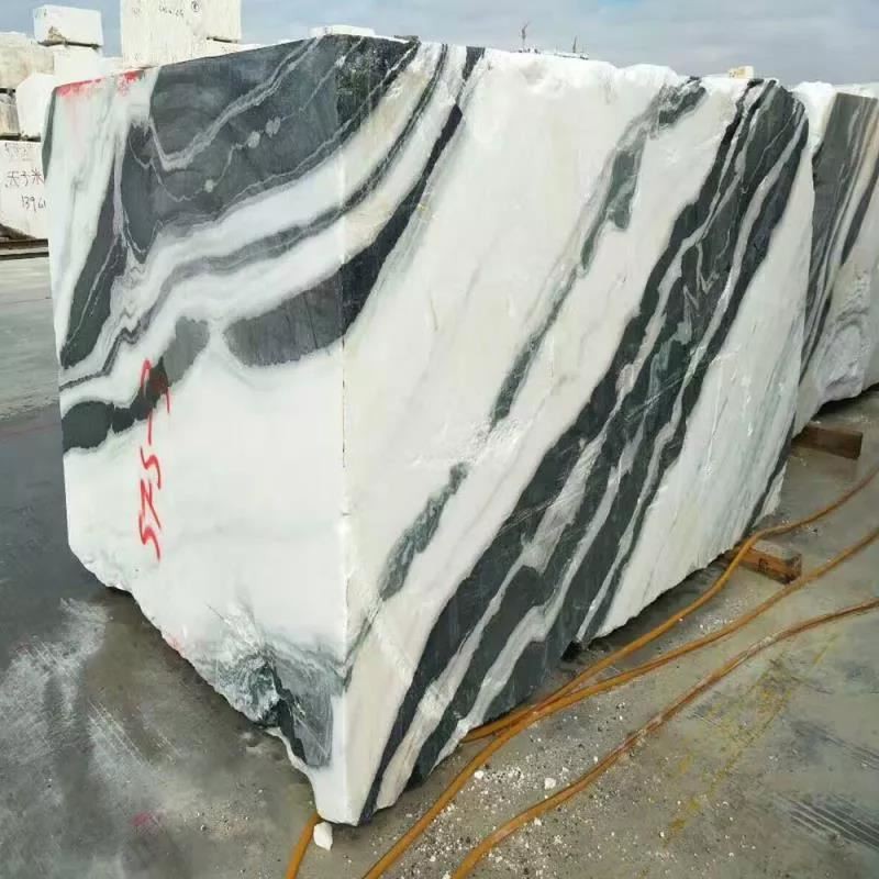 Panda White Marble Block
