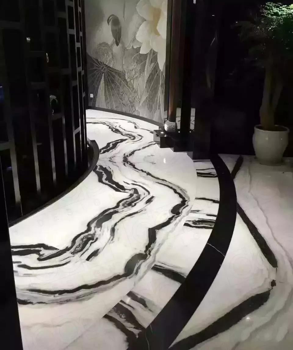 Hotal Panda White Marble Flooring Tiles