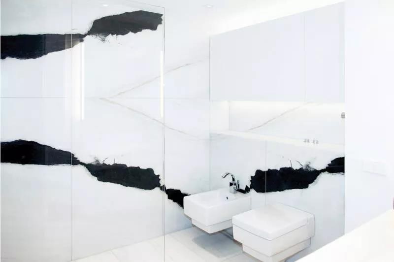 Panda White Marble Wall