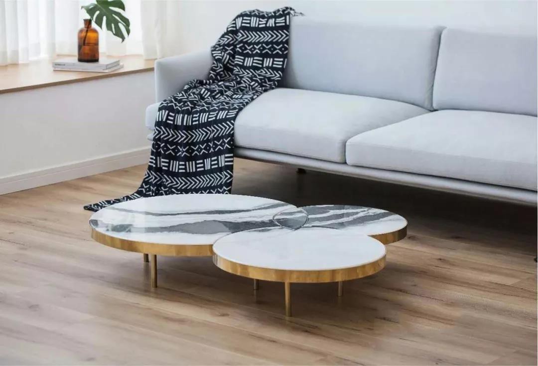 Panda White Marble Table Top