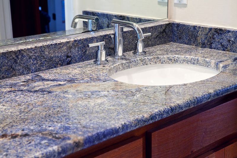 Granite Blue vanity