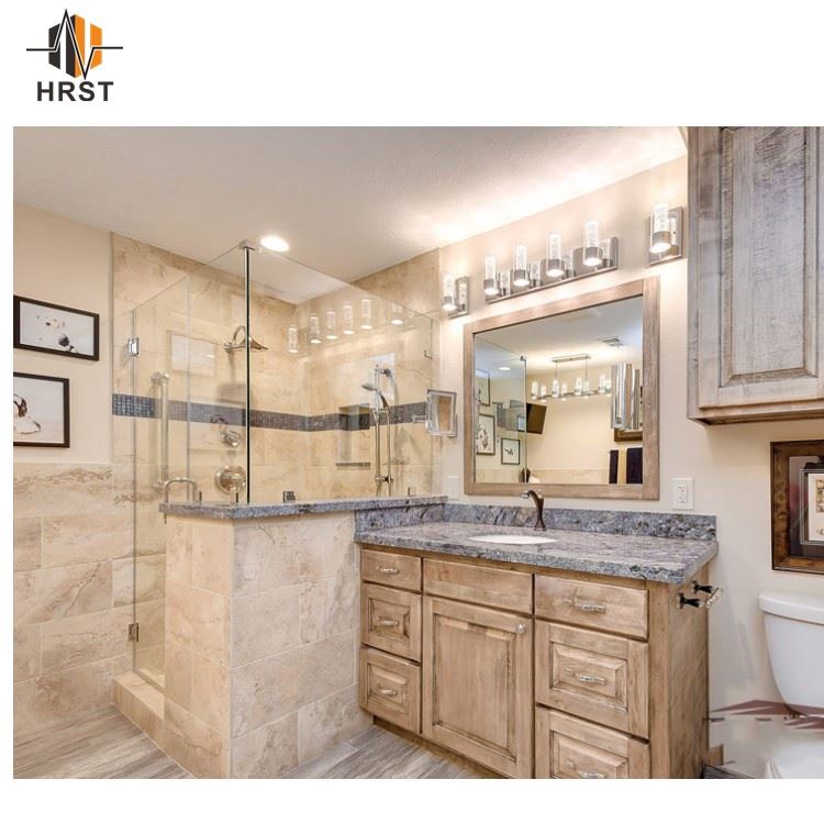 Bathroom with granite countertop