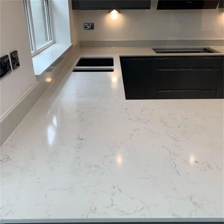 Carrara White Quartz Countertop (3)