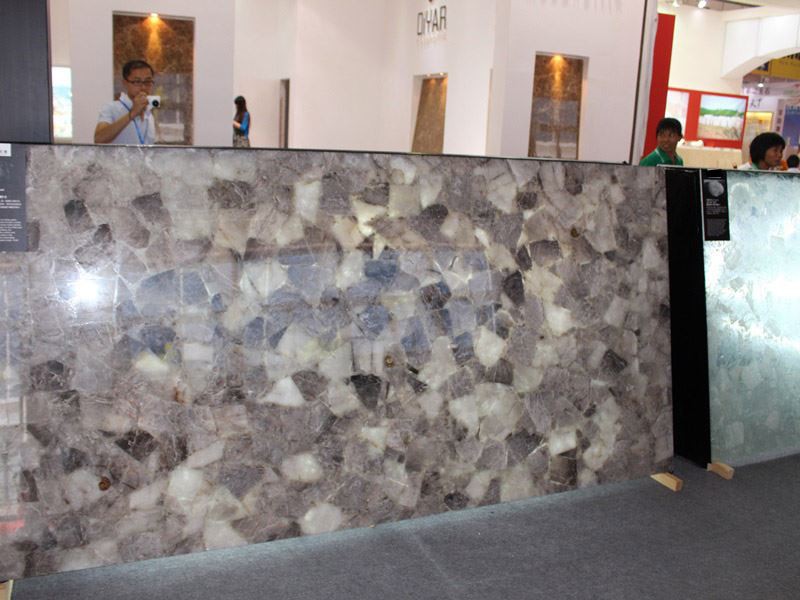 Grey Smoky Quartz Gemstone Slab Grey Smoky Quartz Gemstone Slab