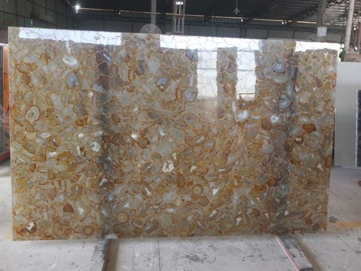 Natural Yellow Agate Gemstone Slabs Natural Yellow Agate Gemstone Slabs