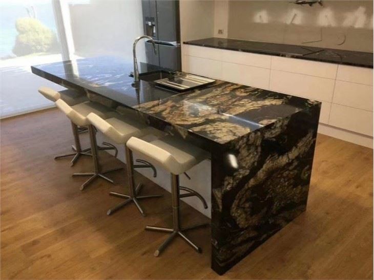 Black Granite Island Top Black Granite Island Top