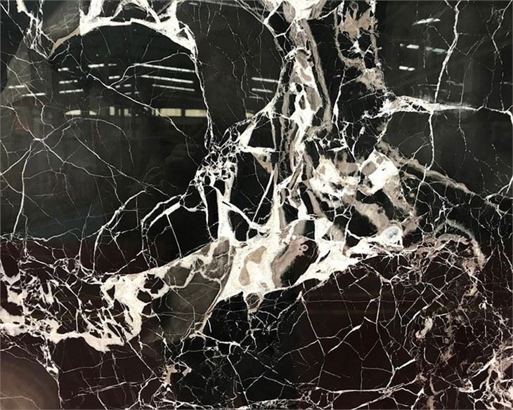 Black Rose Marble Slabs