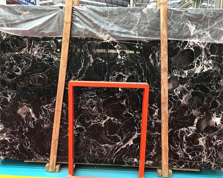 Black Rose Marble Slabs