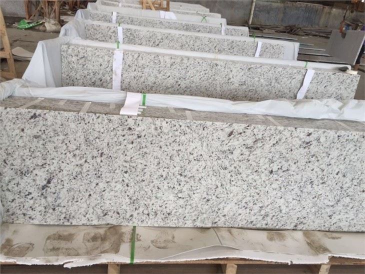 White Ornamental Granite Slab White Ornamental Granite Slab
