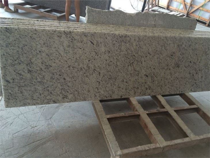 White Ornamental Granite Slab White Ornamental Granite Slab