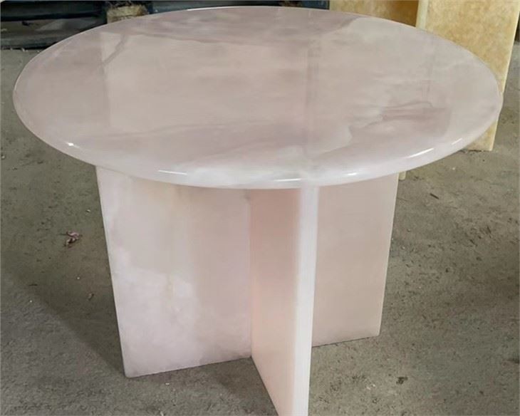 pink Onyx sofa Table pink Onyx sofa Table
