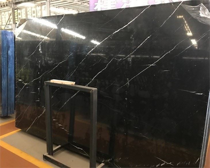 Nero Marquina Black Marble Slabs