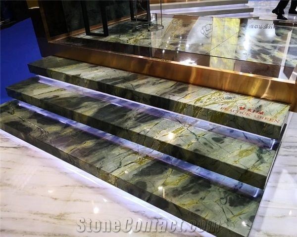 Peacock Green Marble Slabs (1) Peacock Green Marble Slabs (1)