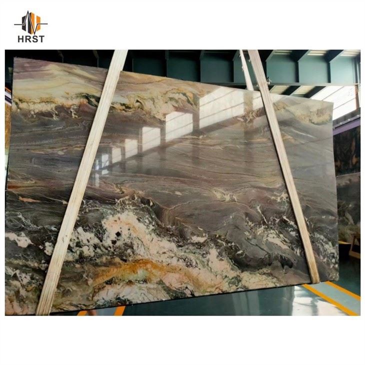 purple quartzite slab