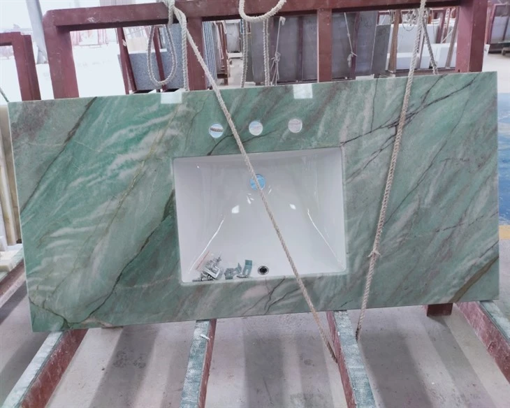 Royal Emerald Quartzite For Bathroom Vanity Top Royal Emerald Quartzite For Bathroom Vanity Top