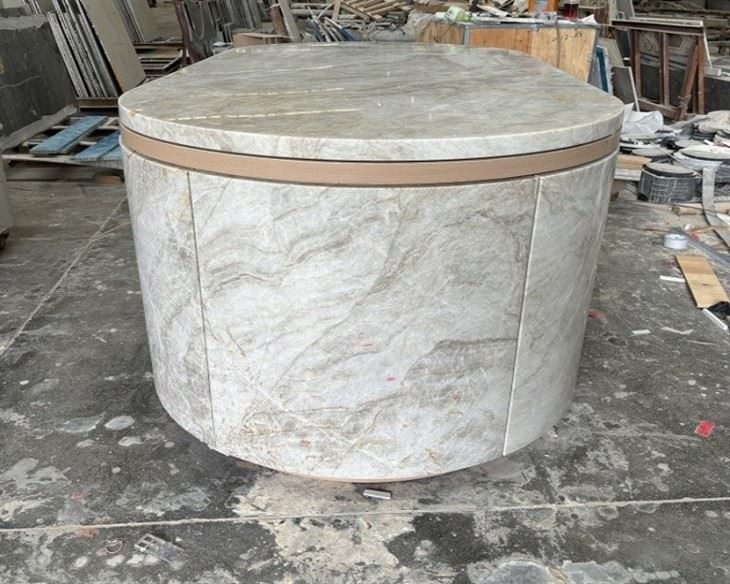 Taj Mahal Quartzite island top